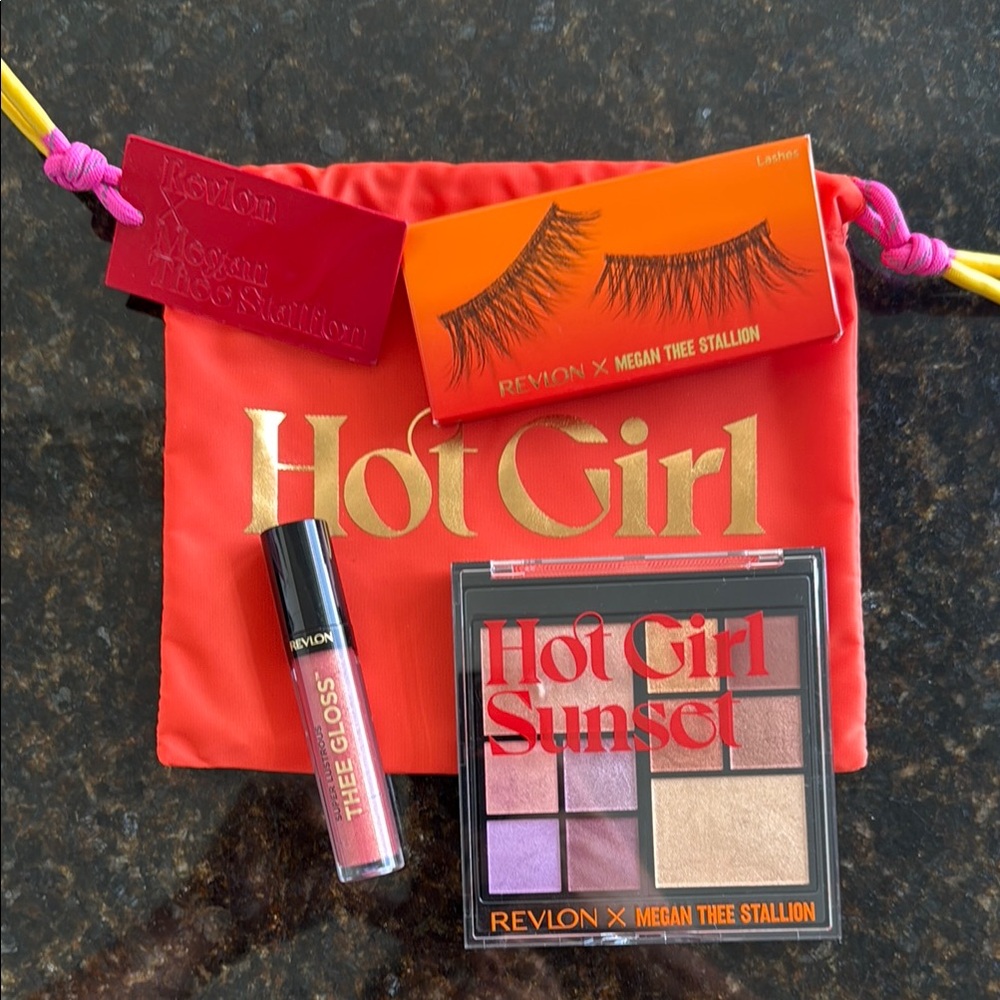 Revlon Megan Thee Stallion Hot Girl Sunset makeup collection